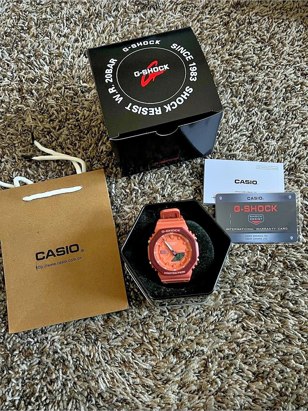 Casio G-Shock GMA-S2100P-4A Brown & Black Watch